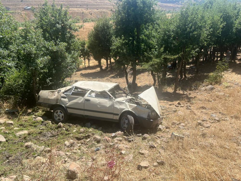 BİNGÖL - SANCAK KARAYOLU'NDA KAZA: 5 YARALI