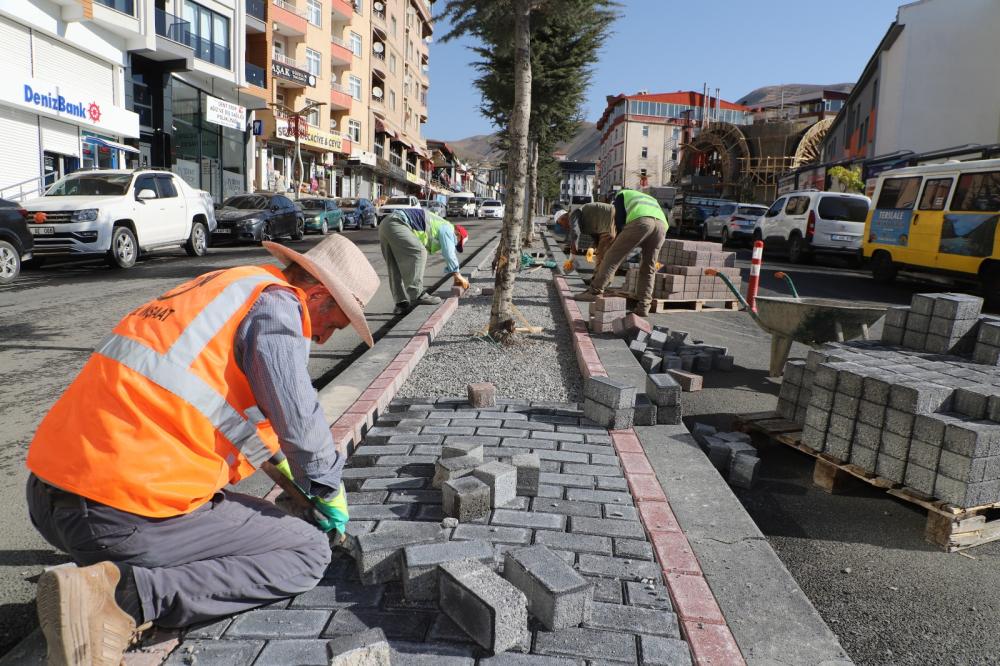 ORTA REFÜJLER MODERNLEŞİYOR: HAKKARİ BELEDİYESİ’NDEN RENKLİ PEYZAJ DÜZENLEMELERİ