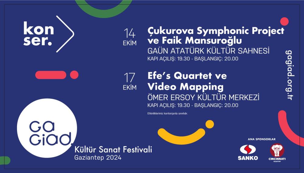 GAGİAD Kültür Sanat Festivali, Gaziantep'te İkinci Kez Kapılarını Açıyor