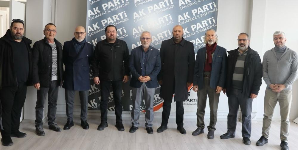 Çanakkale İnternet Medya Derneği’nden AK Parti İl Başkanına Önemli Ziyaret