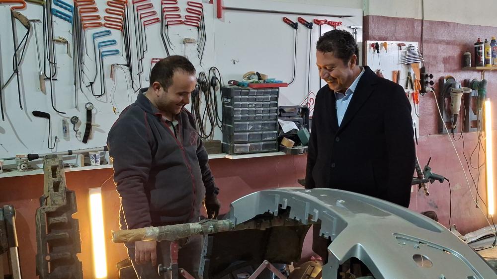 BEYPAZARI BELEDİYE BAŞKANI DR. ÖZER KASAP, SANAYİ ESNAFIYLA BULUŞTU