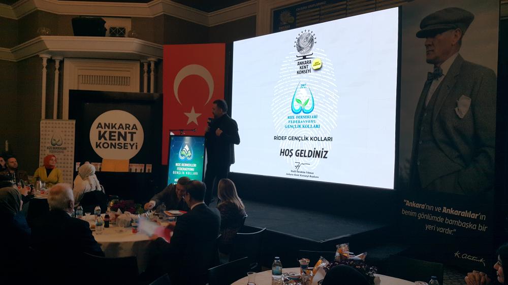 RİDEF GENÇLİK KOLLARI ANKARA’DA İFTAR YEMEĞİNDE BULUŞTU