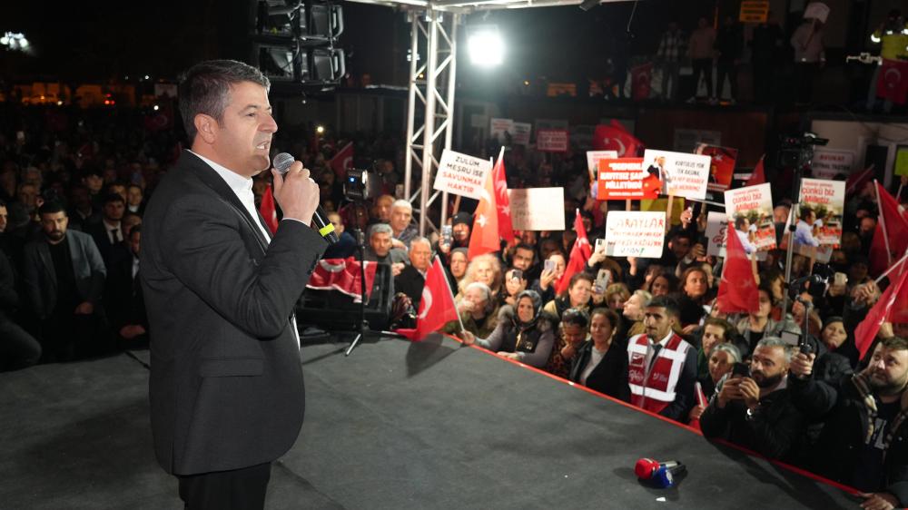 Adıyaman’da Ekrem İmamoğlu Protestosu: “Bu Hukuksuzluğu Reddediyoruz!”