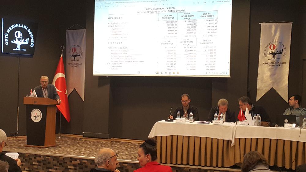 ODTÜ MEZUNLARI DERNEĞİ GENEL KURULU ANKARA’DA GERÇEKLEŞTİRİLDİ