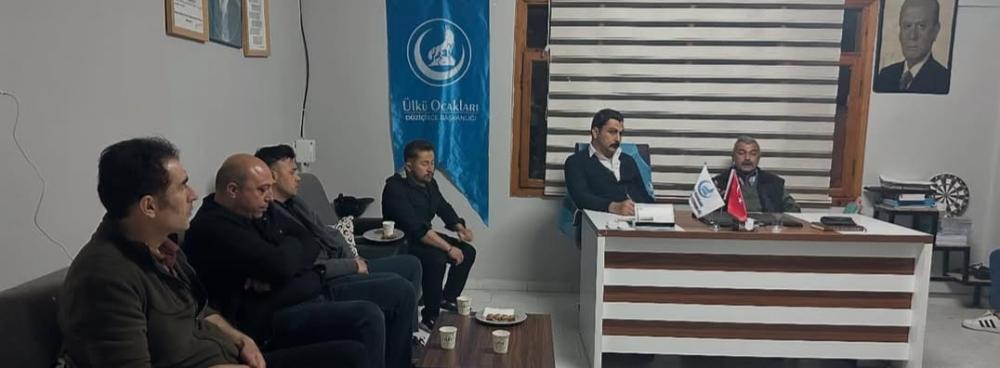 SAMİ UZAMAZ, DÜZİÇİ VE CEYHAN ÜLKÜ OCAKLARINDA GENÇLERLE BULUŞTU