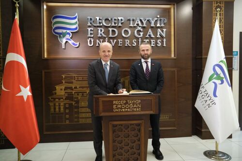 YÖK Başkanı Prof. Dr. Erol Özvar RTEÜ'ni Ziyaret Etti