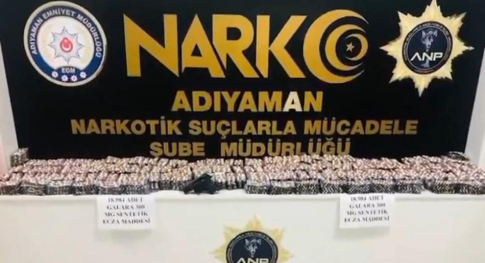 Adıyaman'da Uyuşturucu Operasyonu