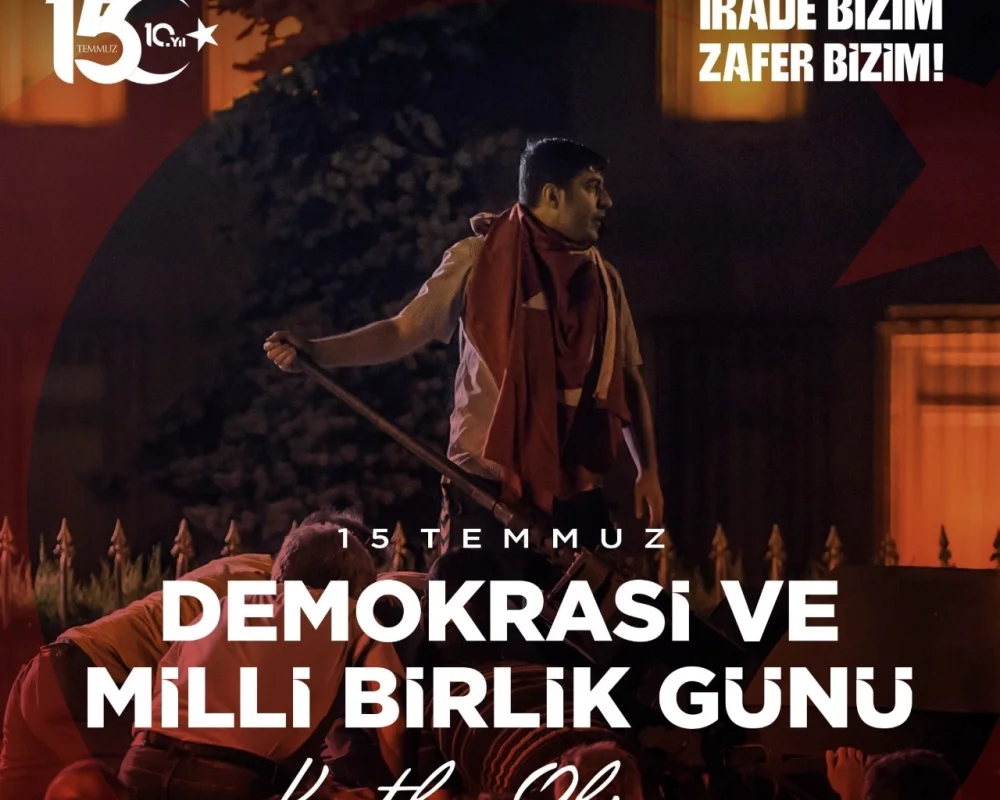 BAŞKAN YAPARDAN: 15 TEMMUZ ŞEHİTLERİ ANMA, DEMOKRASİ VE MİLLİ BİRLİK GÜNÜ MESAJI