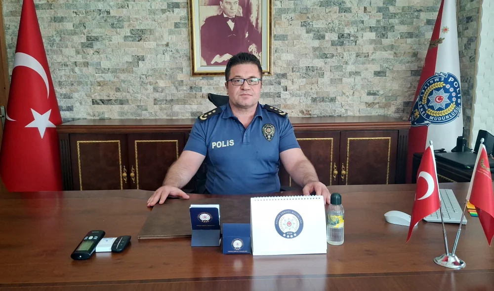 BEYPAZARI'NDA YENİ İLÇE EMNİYET MÜDÜRÜ GÖREVE BAŞLADI: