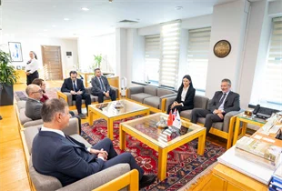 NORVEÇ KRALLIĞI TÜRKİYE BÜYÜKELÇİSİ GAARDER’DAN BAŞKAN TUGAY’A ZİYARET