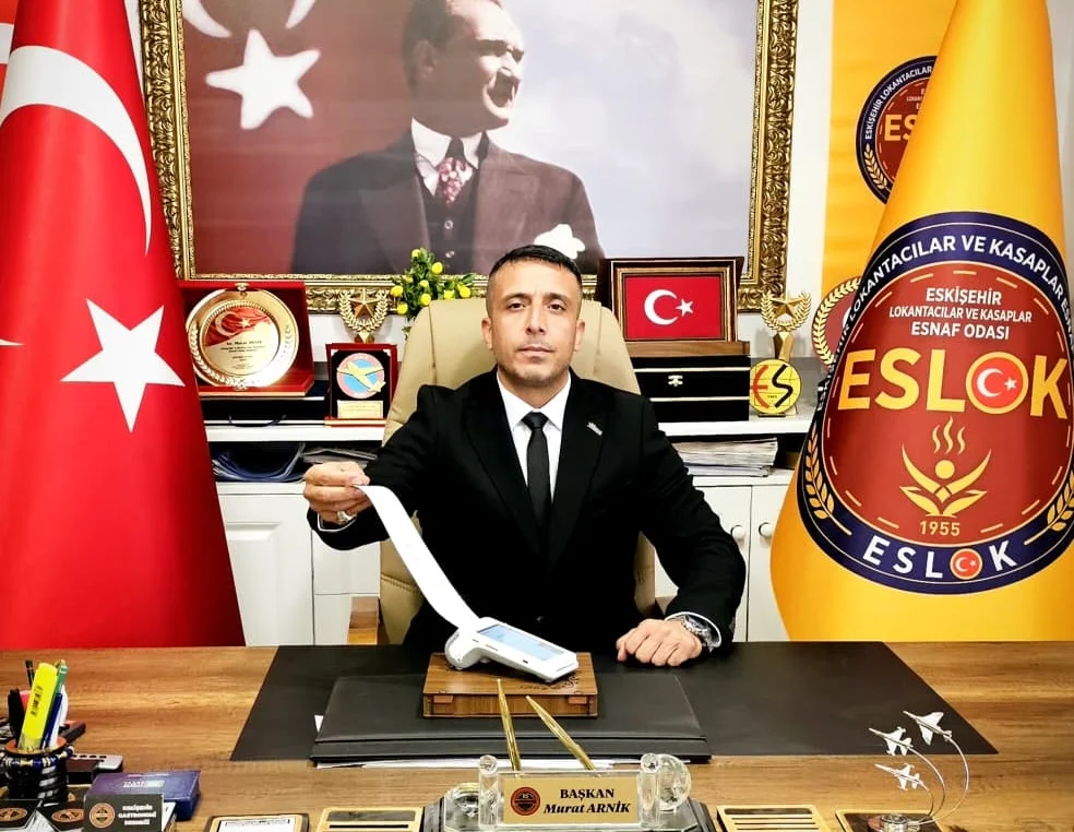 ESKİŞEHİR LOKANTACILAR VE KASAPLAR ESNAF ODASI BAŞKANI MURAT ARNİK BANKALARIN YÜKSEK POS KOMİSYONLARINA TEPKİ GÖSTERDİ.