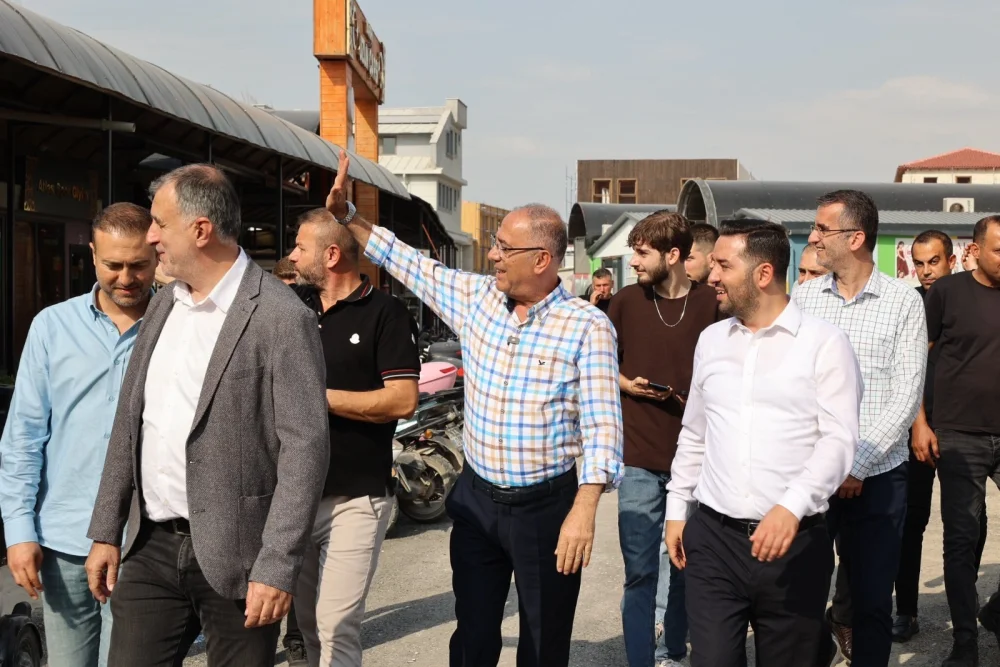 BAŞKAN YAPAR’DAN YENİ AYAKKABICILAR ÇARŞISI ZİYARETİ