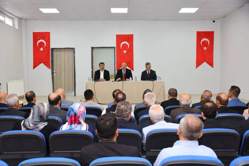 ADIYAMAN’DA “HALK VE GÜVENLİK” TOPLANTILARININ BEŞİNCİSİ YAPILDI
