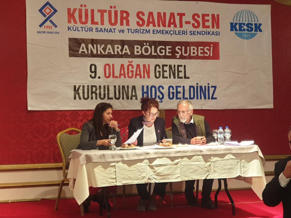 KÜLTÜR SANAT-SEN GENEL KURUL TOPLANTISI ANKARA'DA YAPILDI
