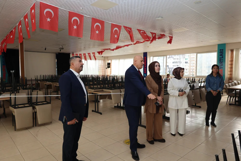 HÜSEYİN ELÜSTÜ’NDEN ÖĞRENCİ YURTLARINA DENETİM ZİYARETİ