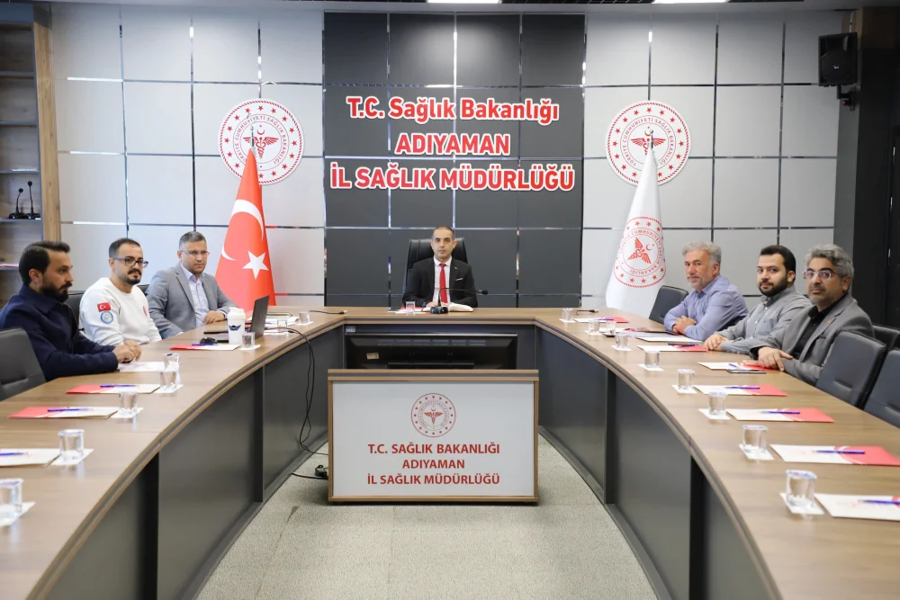ADIYAMAN’DA EVDE SAĞLIK HİZMETLERİ DEĞERLENDİRME TOPLANTISI YAPILDI