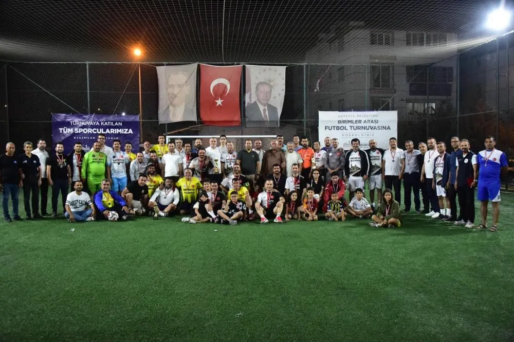 ANTAKYA BELEDİYESİ BİRİMLER ARASI FUTBOL TURNUVASI SONA ERDİ